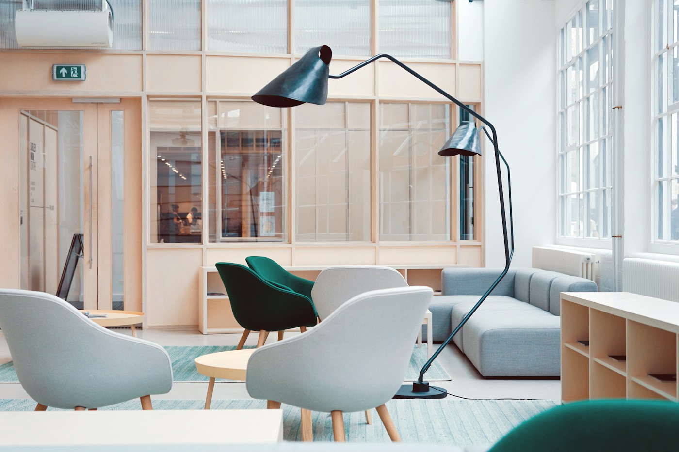 Property consultation representing a conversation with an estate agent